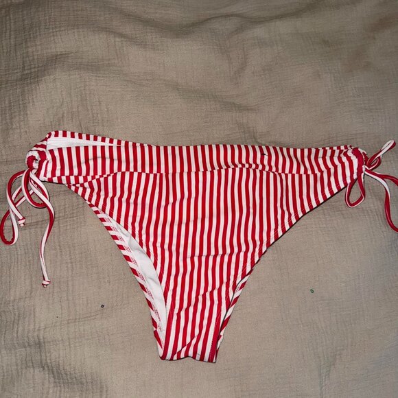 TORRID BATHING SUIT BOTTOM SIZE 0 SIDE TIE CHEEKY - Picture 1 of 1